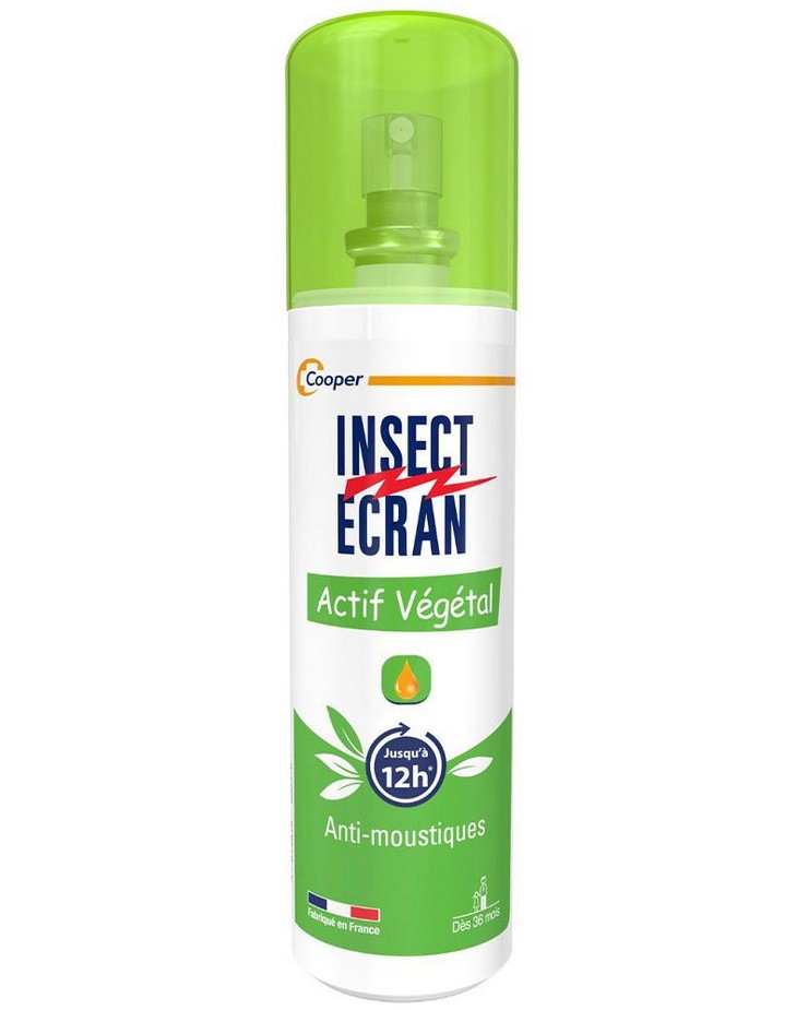 Insect Ecran Actif Végétal Répulsif Peau 100ml